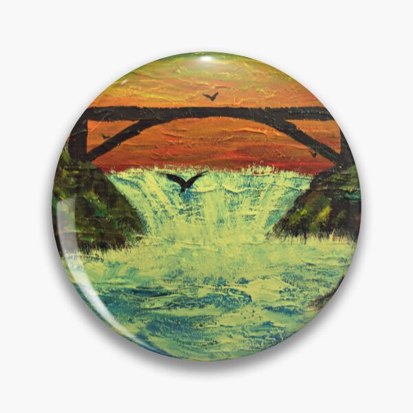 Item preview, Bridge over turbulent waters designed and sold by George Hutton Hunter.