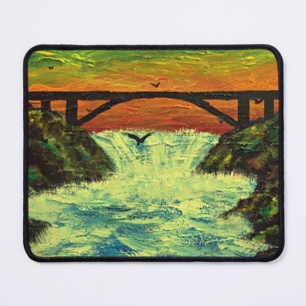 Item preview, Bridge over turbulent waters designed and sold by George Hutton Hunter.