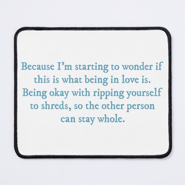 Item preview, The Love Hypothesis quote designed and sold by percqbeths.