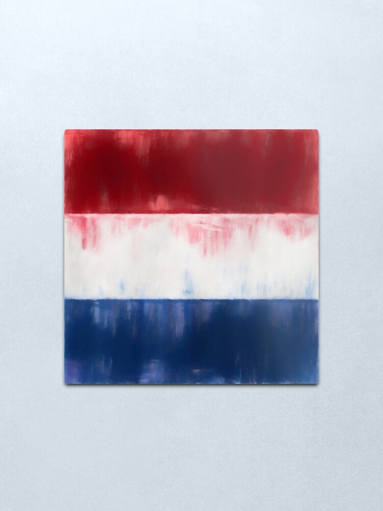 Alternate view of Dutch Flag No. 1, Series 1 Metal Print