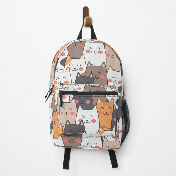 Item preview, Funny seamless pattern kitties designed and sold by franktact.