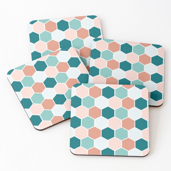 Item preview, Seamless pattern with hexagons designed and sold by Art Dila Studio.