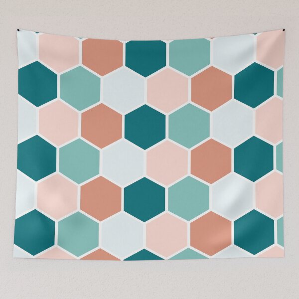 Item preview, Seamless pattern with hexagons designed and sold by Art Dila Studio.