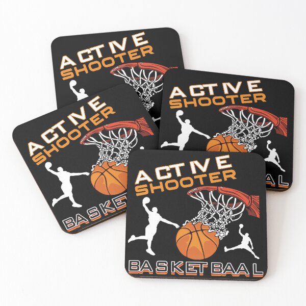 Item preview, Active Shooter Basketball designed and sold by UA-Shirts.