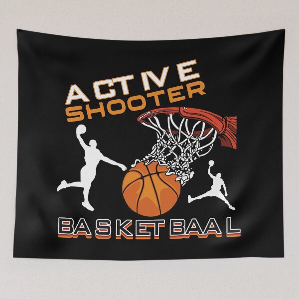 Item preview, Active Shooter Basketball designed and sold by UA-Shirts.