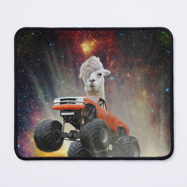 Item preview, OH MY LAMA! AGAIN AND AGAIN! Its an Explosive Jumping Monster Truck With a Lama Driving! designed and sold by thisiserikpaul.