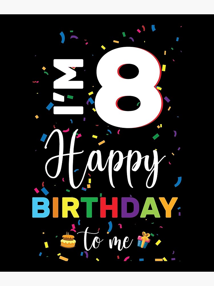 "Geburtstagsgeschenk zum 8. Geburtstag für Jungen und Mädchen im Alter