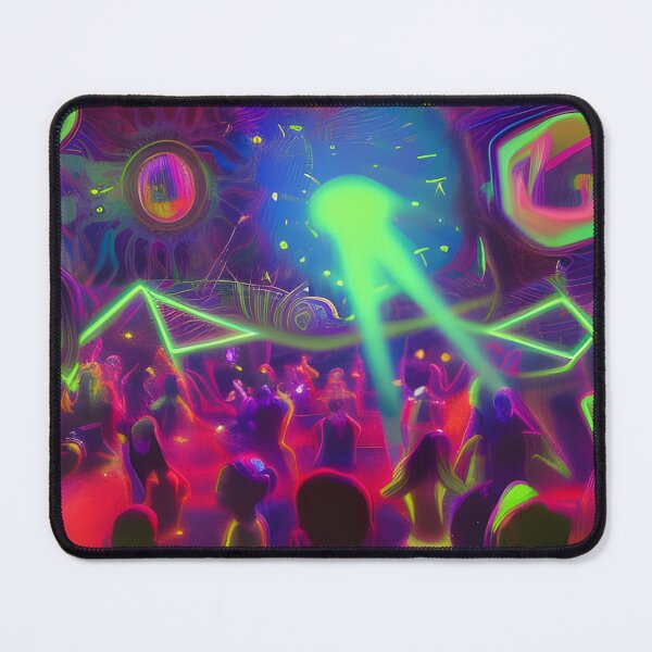 Item preview, A Secret Rave Party No.1 - Astral Cosmic AI Illustration designed and sold by Recall-Design.