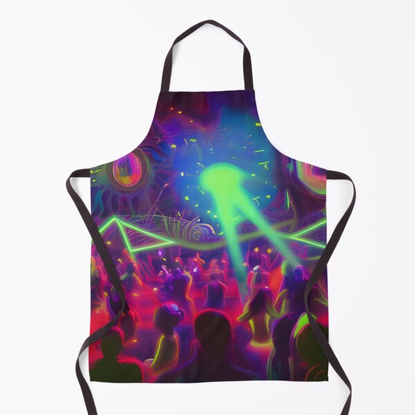 Item preview, A Secret Rave Party No.1 - Astral Cosmic AI Illustration designed and sold by Recall-Design.