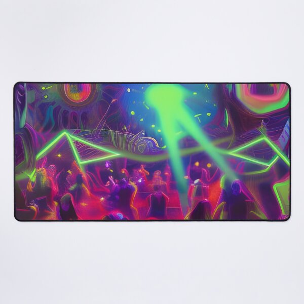 Item preview, A Secret Rave Party No.1 - Astral Cosmic AI Illustration designed and sold by Recall-Design.