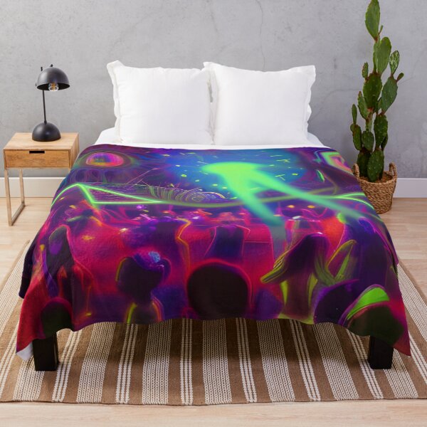 Item preview, A Secret Rave Party No.1 - Astral Cosmic AI Illustration designed and sold by Recall-Design.