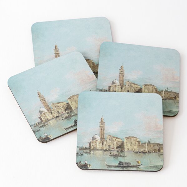 Item preview, Venice canvas painting, San Michele Island remasterized designed and sold by Latina Charm.