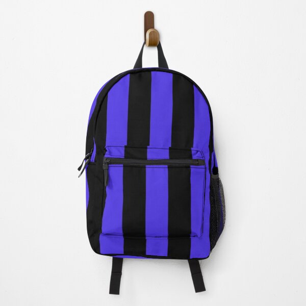 Item preview, Blue and Black striped pattern designed and sold by Donkey's Salad.