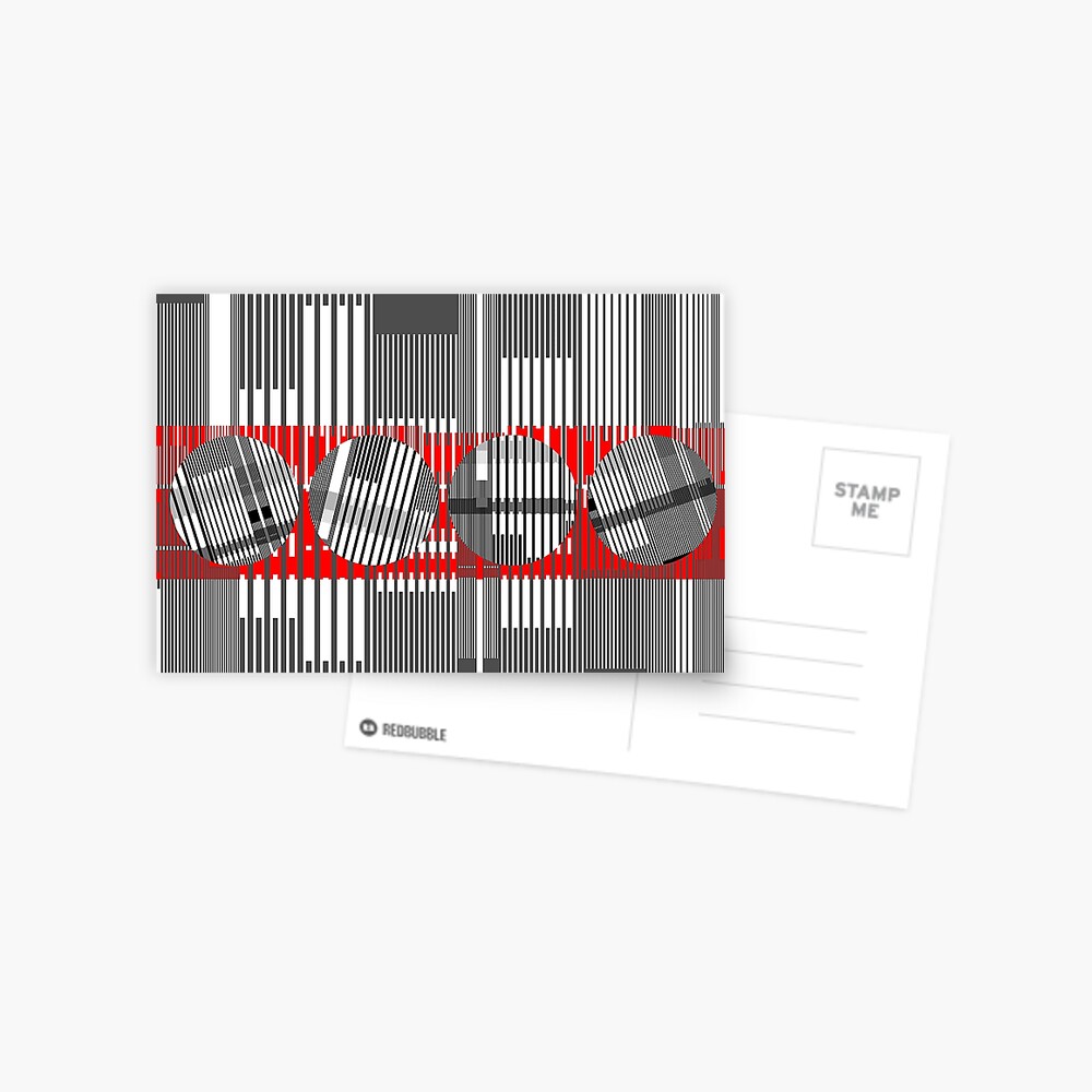 GLOBAL GLITCH V - URBAN NATURE SERIES Postcard