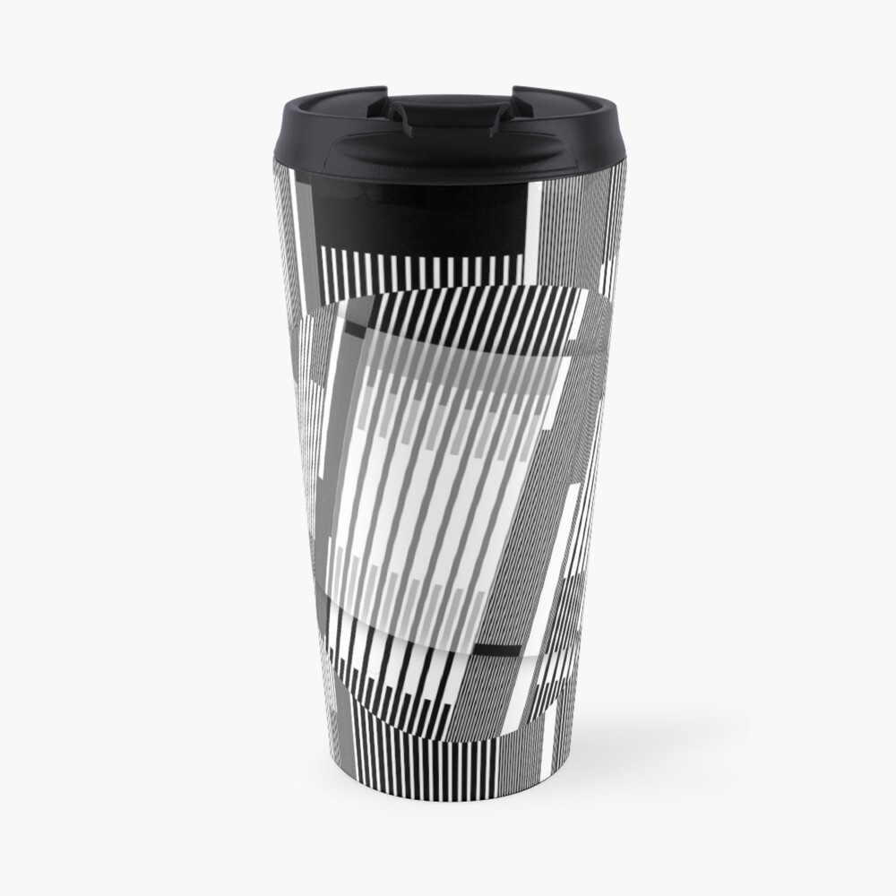 GLOBAL GLITCH VI - URBAN NATURE SERIES Travel Coffee Mug