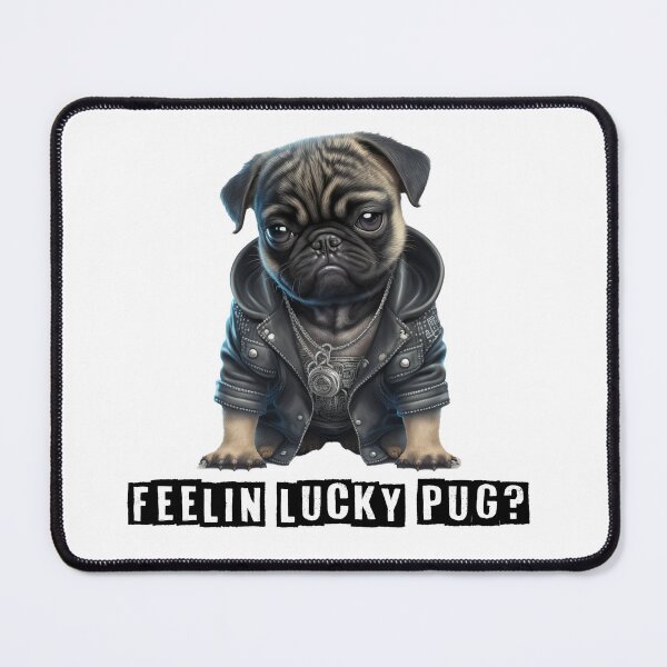 Item preview, Feelin Lucky Pug? designed and sold by haptixdesign.