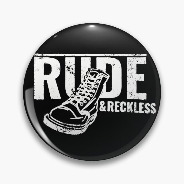 Item preview, rude and reckless boots for dark background designed and sold by jomi.amsterdam.