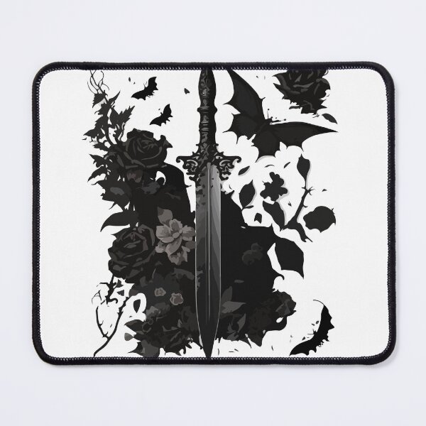 Item preview, Black element sword, Game art, RPG, pastel color art 5 designed and sold by Daimonxart.