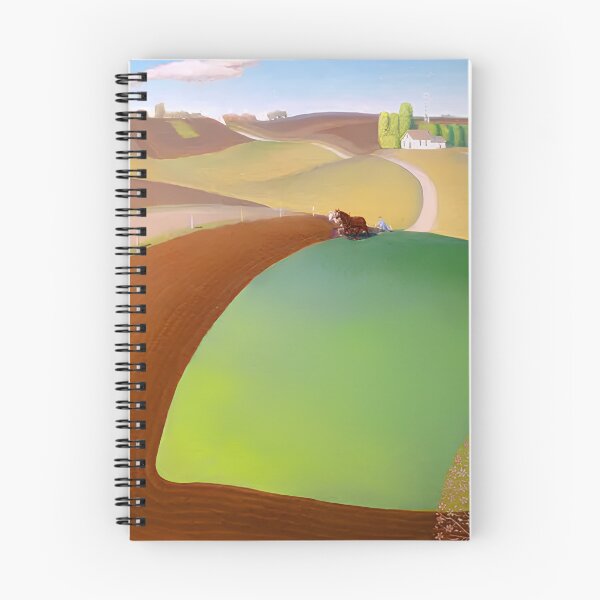 Item preview, Grant Wood Spring plowing  designed and sold by TeeARTHY.