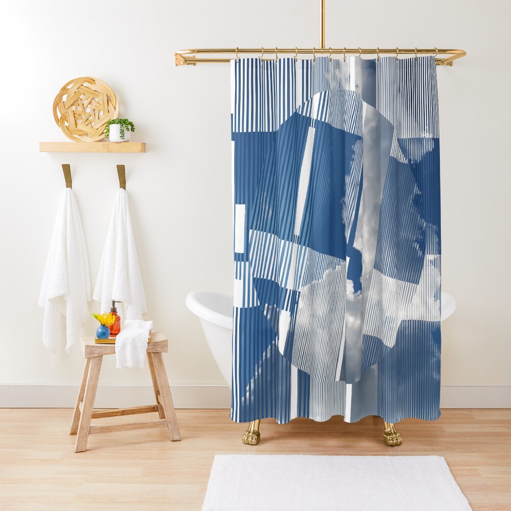 TEMPORARY GLOBAL I - URBAN NATURE SERIES Shower Curtain
