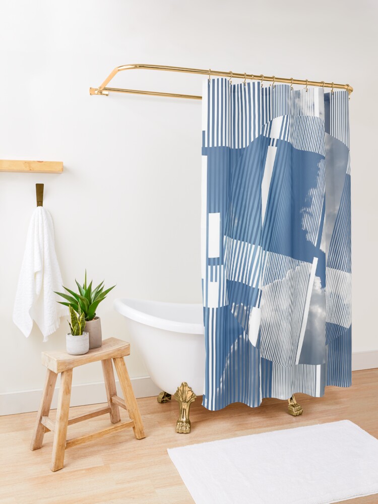Alternate view of TEMPORARY GLOBAL I - URBAN NATURE SERIES Shower Curtain