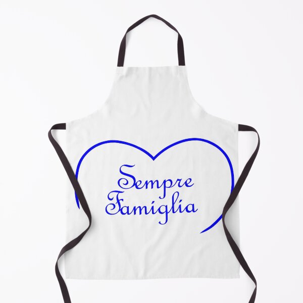 Item preview, Sempre Famiglia means Always Family in Italian (inside top of a heart) Blue designed and sold by SunnyDazDesign.