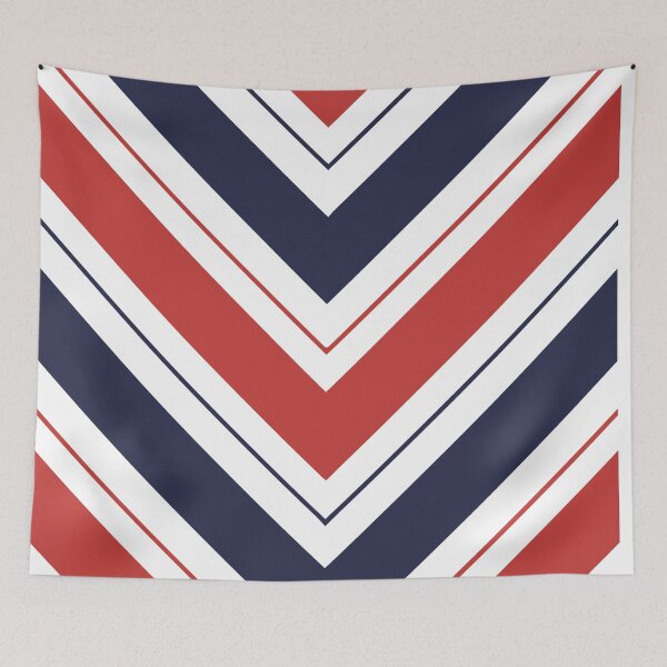 Item preview, Red Blue Chevrons Pattern designed and sold by GobiRchandran.