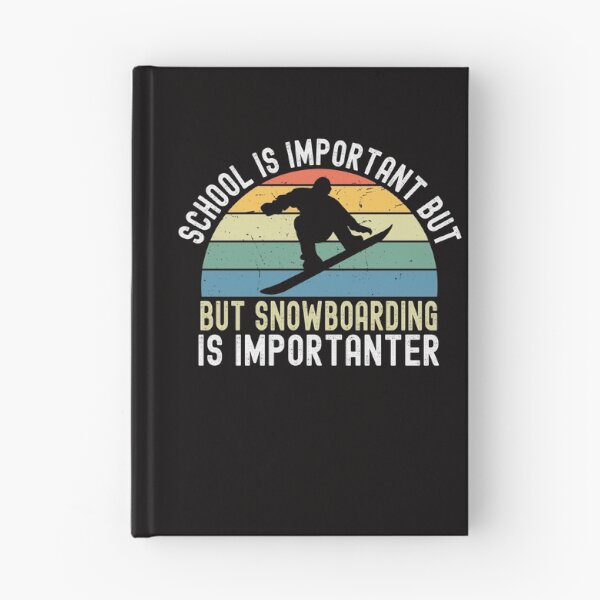 Item preview, Vintage School Is Important But Snowboarding Is Importanter designed and sold by Leader Shirts.