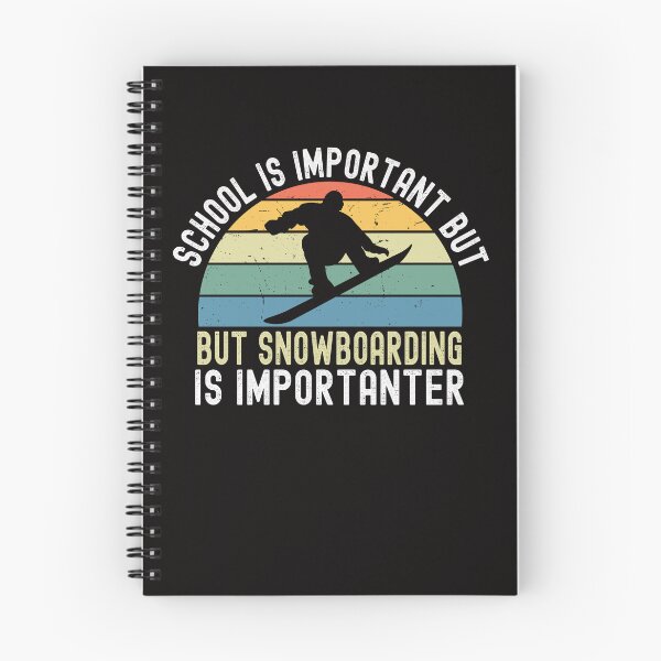Item preview, Vintage School Is Important But Snowboarding Is Importanter designed and sold by Leader Shirts.