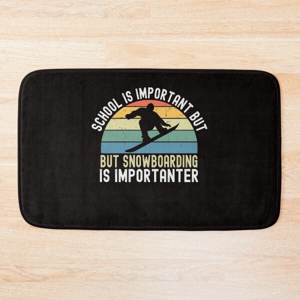 Item preview, Vintage School Is Important But Snowboarding Is Importanter designed and sold by Leader Shirts.