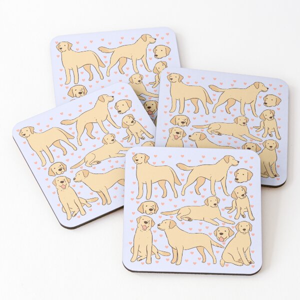 Item preview, Labrador retriever cute illustration pattern  designed and sold by Yarafantasyart.