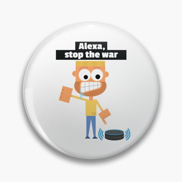 Item preview, Alexa, stop the war.  Anti Ukrainian War I Stand With Ukraine End The Russia Battle designed and sold by doseofwin.