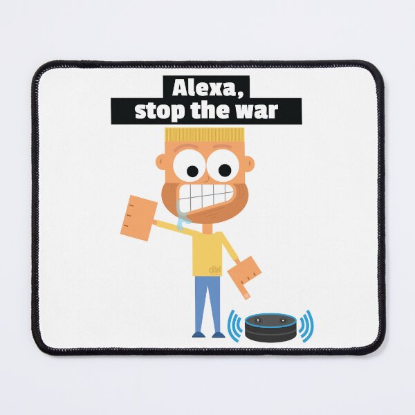 Item preview, Alexa, stop the war. Anti Ukrainian War I Stand With Ukraine End The Russia Battle designed and sold by doseofwin.