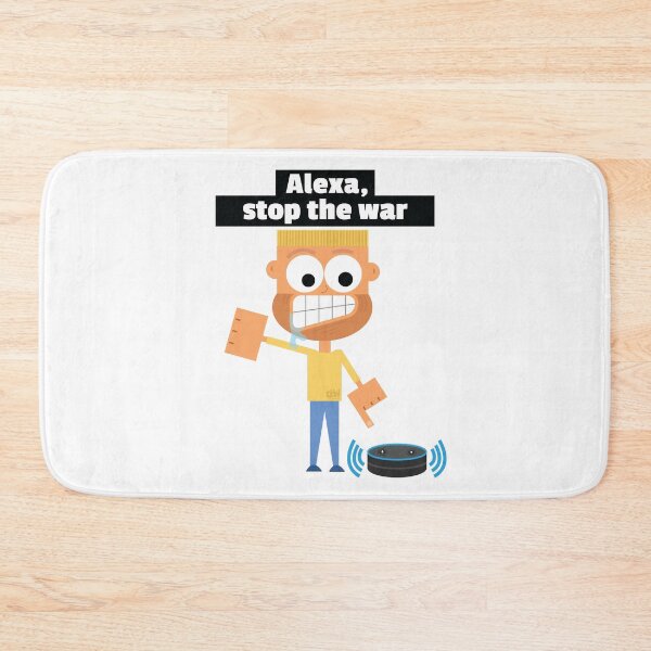 Item preview, Alexa, stop the war.  Anti Ukrainian War I Stand With Ukraine End The Russia Battle designed and sold by doseofwin.