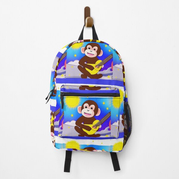 Item preview, Monkey Playing Guitar on Nature's Stage designed and sold by HanaiPrint.