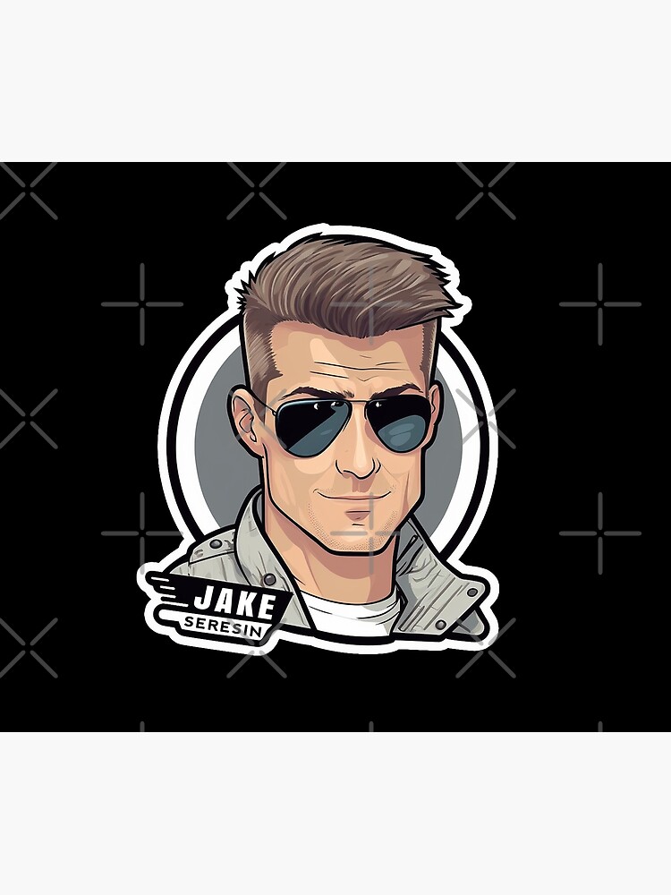 Jake Seresin The Hangman Top Gun Maverick Cartoon Tapestry for Sale by  QuotesTeesStore