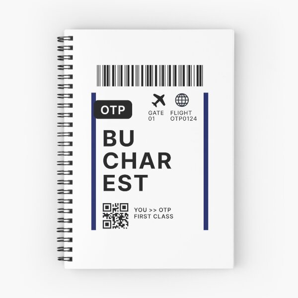Item preview, Bucharest Flight Ticket Boarding Pass Travel designed and sold by St3fy.