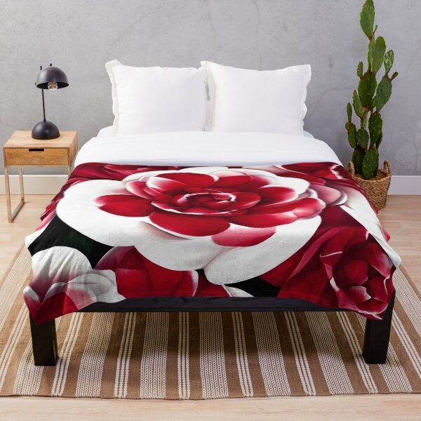 Item preview, Red camellia flower designed and sold by gramizzia.