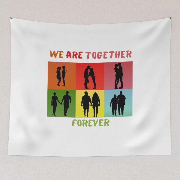 Item preview, We are together forever, T-shirt, stickers. Beloved woman, beloved woman designed and sold by Rowbic.