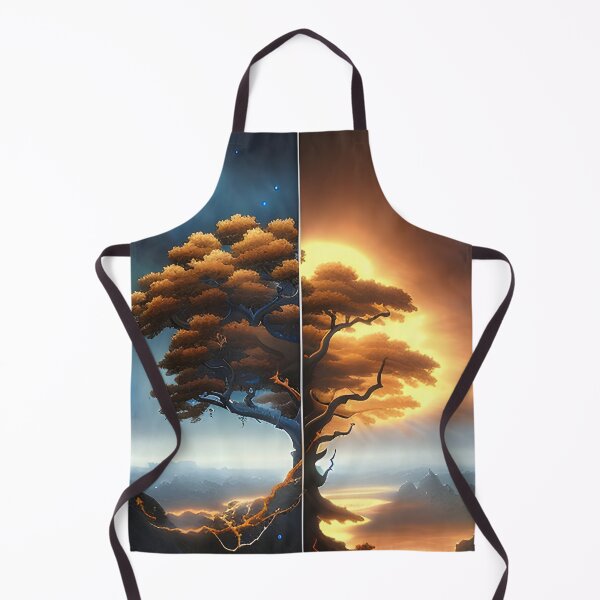 Item preview, Tree representing duality heaven hell generated by artificial intelligence designed and sold by megadrina.