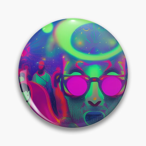 Item preview, A Secret Rave Party No.9 - Astral Cosmic AI Illustration designed and sold by Recall-Design.