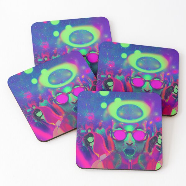 Item preview, A Secret Rave Party No.9 - Astral Cosmic AI Illustration designed and sold by Recall-Design.