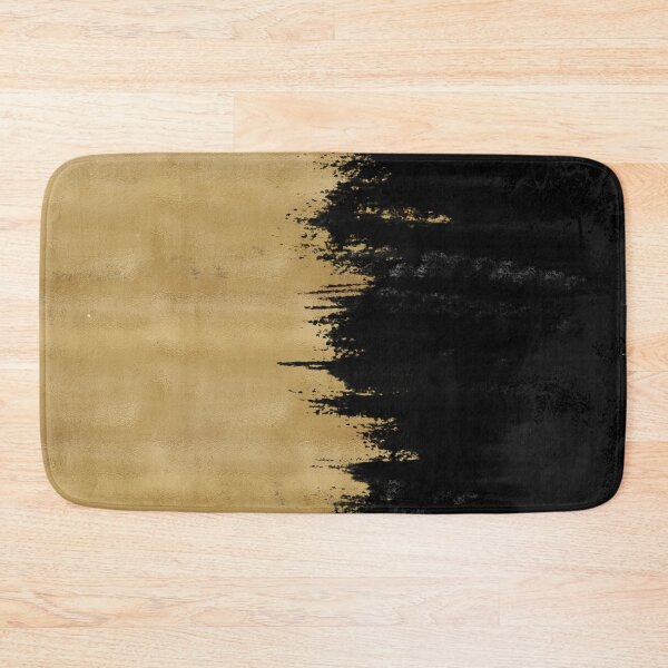 Item preview, Modern Gold Black Brushstrokes Abstract Painting designed and sold by InovArtS.
