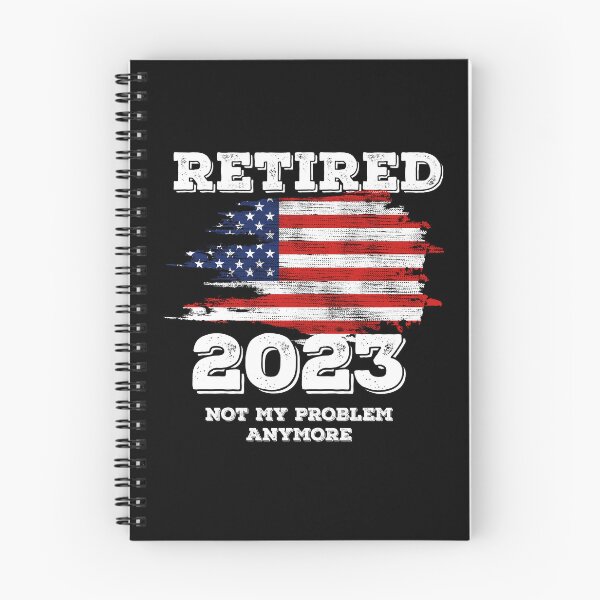 Item preview, US Distressed Flag  2023 Not My Problem Anymore Retirement 2023 designed and sold by PECCATOR.
