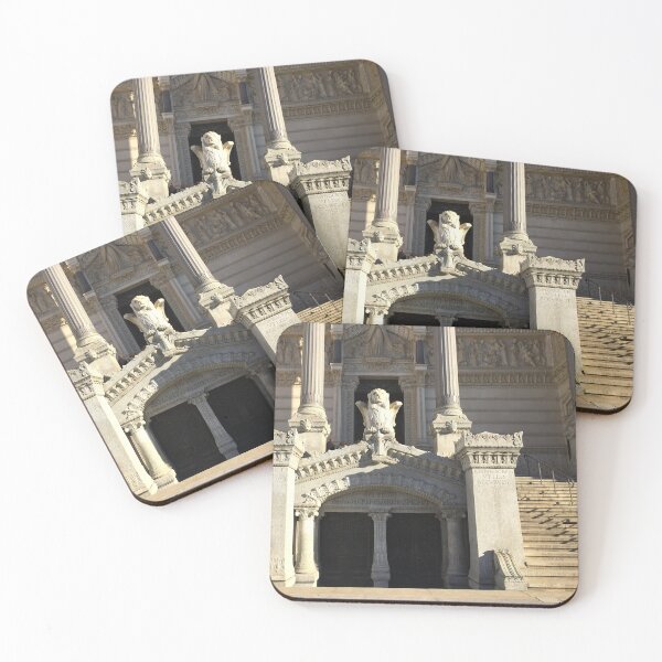 Item preview, Stairs to the basilica Notre Dame de Fourviere, Lyon, France designed and sold by AHELENE.