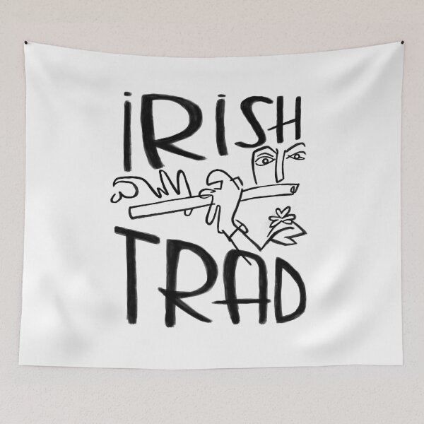 Item preview, Irish Music, Flute Player, Irish Trad  designed and sold by badlydrawnbabe.