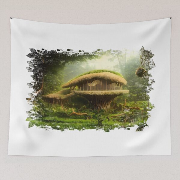 Item preview, House, Organic, Below zero emissions, Grow Your Home! designed and sold by Digisabella.