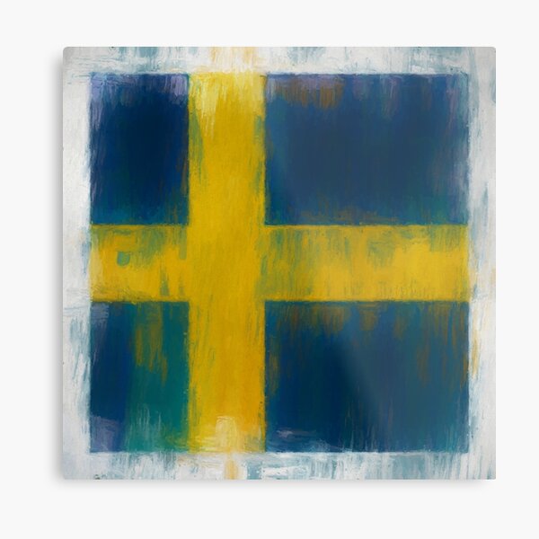 Swedish Flag No. 2, Series 2 Metal Print
