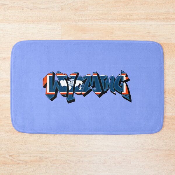 Item preview, Wonderful Wyoming Flag Graffiti  designed and sold by Dude  Stuff.
