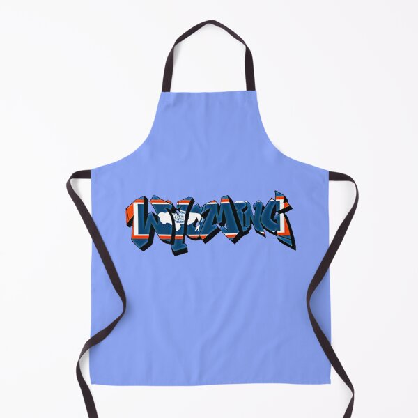 Item preview, Wonderful Wyoming Flag Graffiti designed and sold by Dude Stuff.